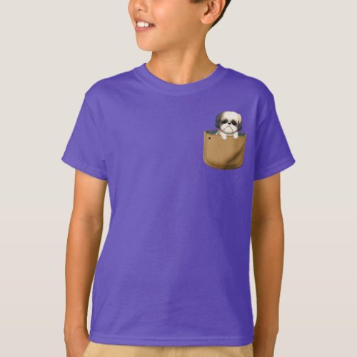 Pocket Pals for Kids _ Shih Tzu Edition T_Shirt