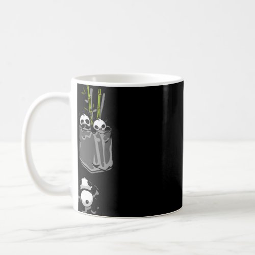 Pocket Pandas Kawaii Playful Panda Family In Pocke Coffee Mug