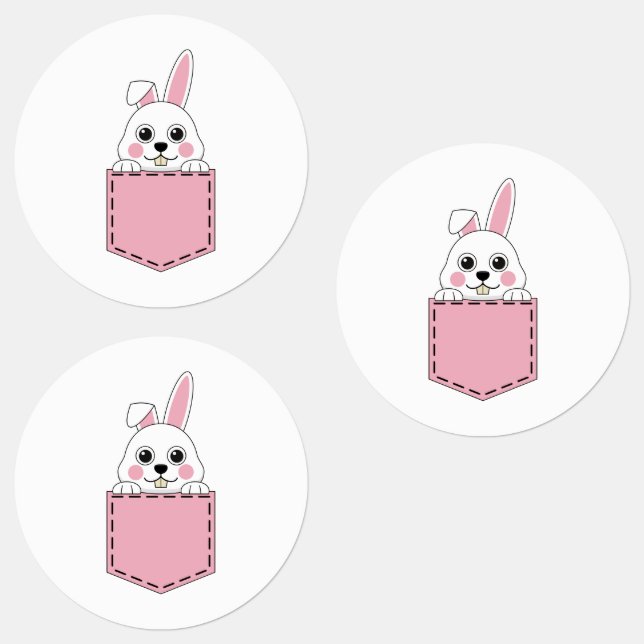 Pocket Pet Bunny Labels (Group)