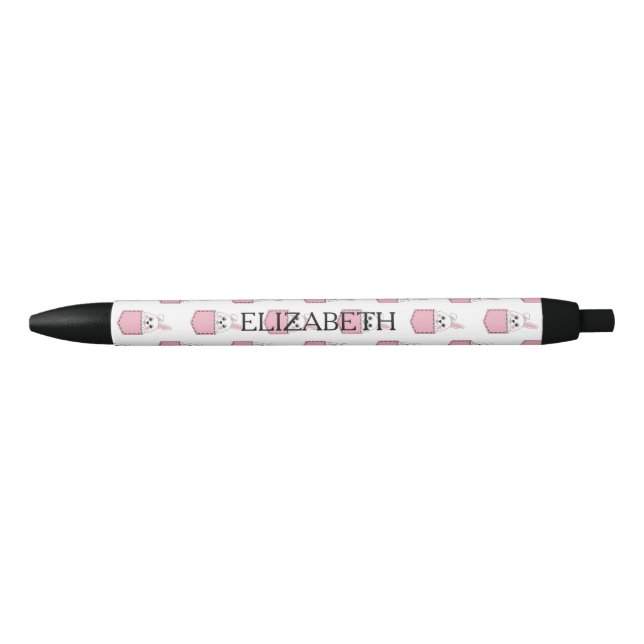 Pocket Pet Bunny Pattern Personalize Pen (Front)