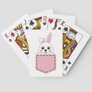 Pocket Pet Bunny Poker Cards