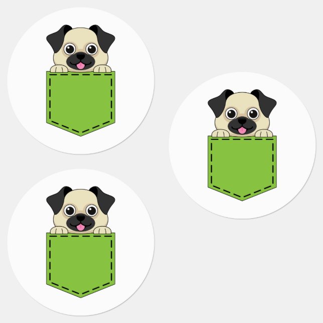 Pocket Pet Dog Labels (Group)