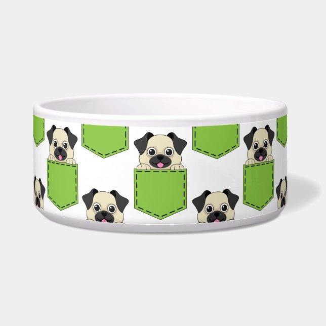 Pocket Pet Dog Pattern Bowl (Front)
