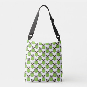Pocket Pet Dog Pattern Crossbody Bag