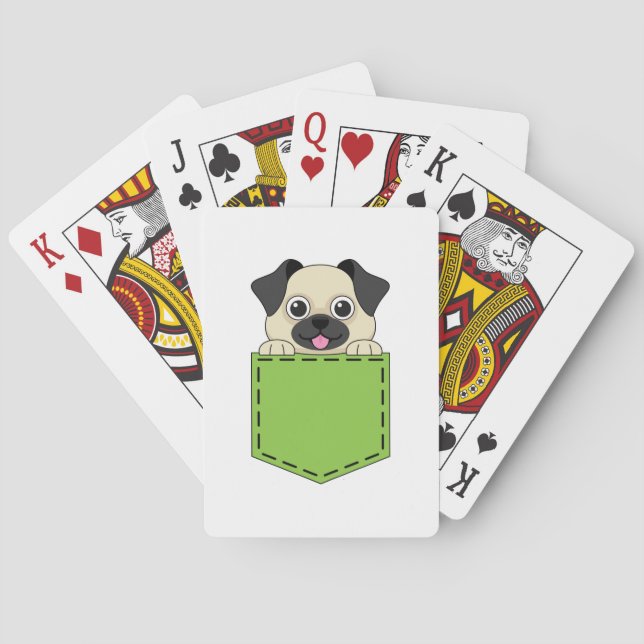 Pocket Pet Dog Poker Cards (Back)