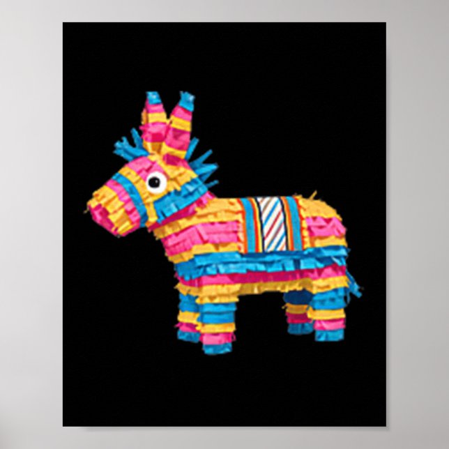 Pocket Pinata Serape Cinco De Mayo Mexican Fiesta  Poster (Front)