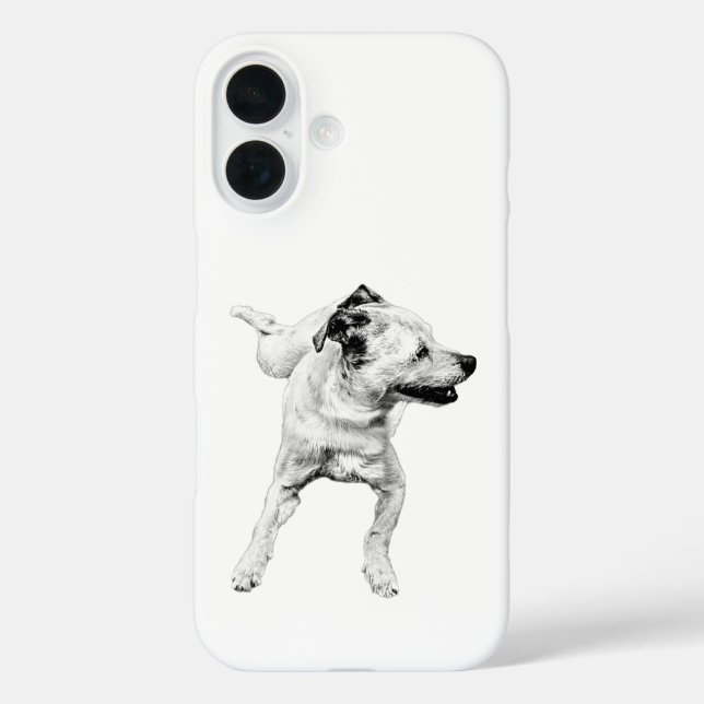 Pocket Pivot, Minimal Dog Case-Mate iPhone Case (Back)
