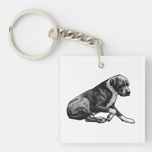 Pocket poise keychain (Front)