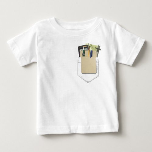 Pocket Protector Baby T_Shirt