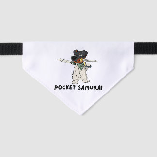 Pocket Samurai Bandana Pet Bandana Collar