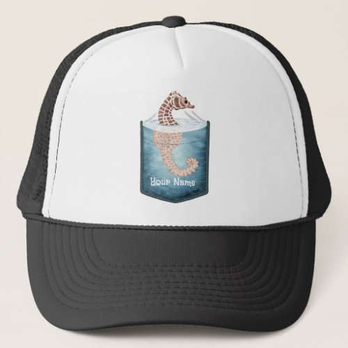 Pocket Seahorse Trucker Hat