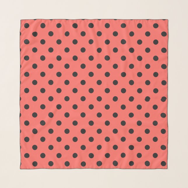 Pocket square polka dot 2 scarf (Front)