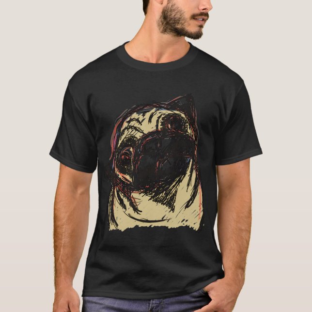 pocket the pug T-Shirt (Front)