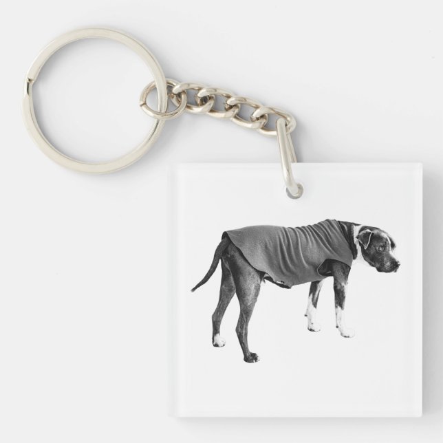 Pocket Vest, Loyal Shape Keychain (Front)
