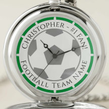 Pocket Watch for a Football Fan