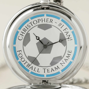 Pocket Watch Gift for a Football Fan
