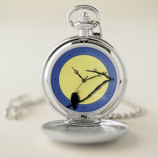 Pocket Watch - Hummingbird and Sun (Inside)
