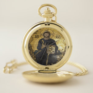 Pocket Watch Jesus mosaic in hagia sophia