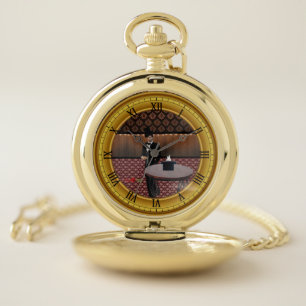 Pocket watch  magican doing rabit trick 1