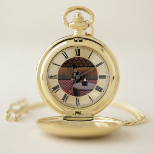 Pocket watch magican doing rabit trick 3