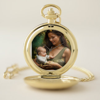Pocket Watch Mom and Son