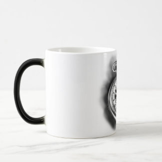 Pocket watch on a mug