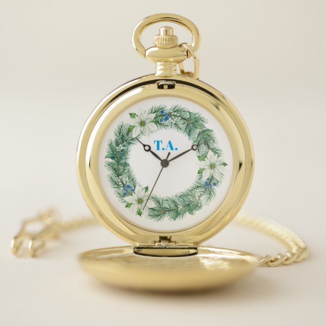 Pocket Watch-Personalized Festive Pocket Watch (Inside)