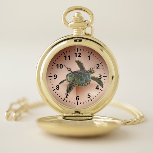 Pocket Watch _ Sea Turtle