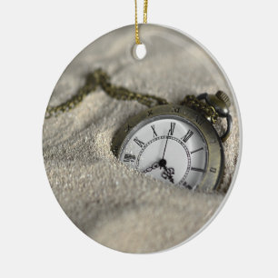 Pocket Watch  - The Sands of Time Ceramic Ornament