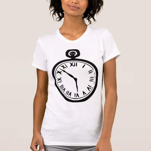 Pocket Watch Womens T_Shirt