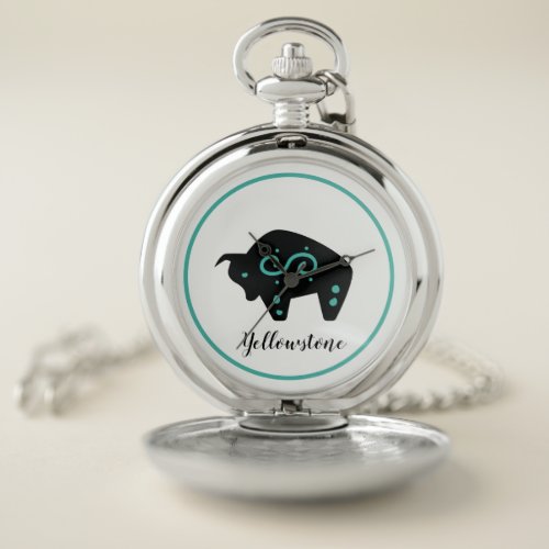 Pocket Watch_Yellowstone Buffalo Pocket Watch