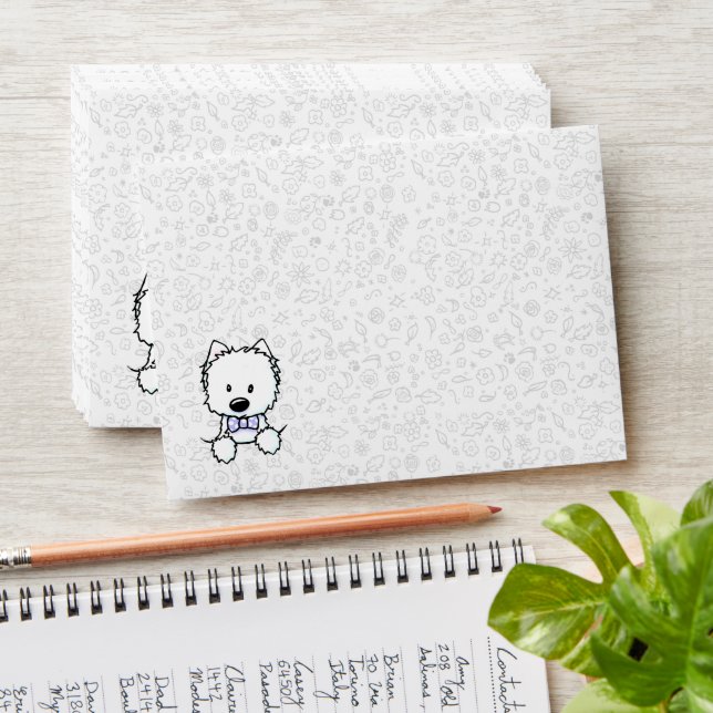 Pocket Westies KiniArt Envelope (Stacked)
