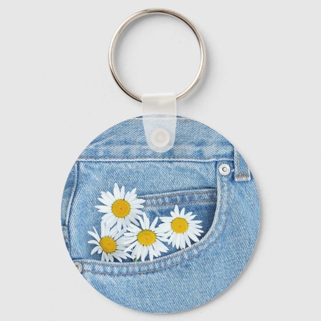 Pocketful of daisies keychain (Front)