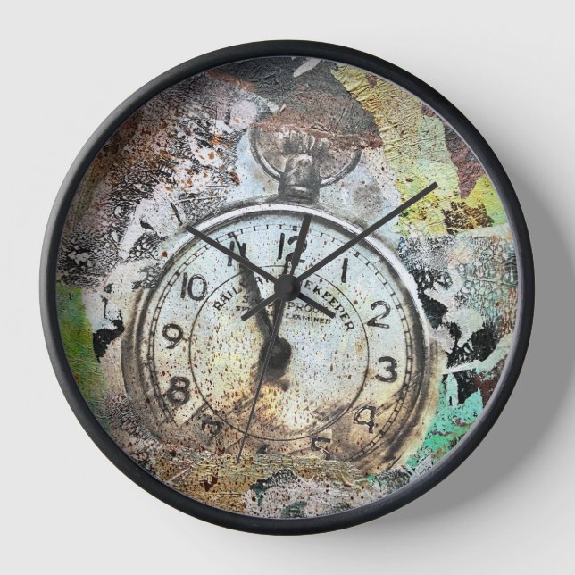 Pocketwatch Collage Clock (Front)