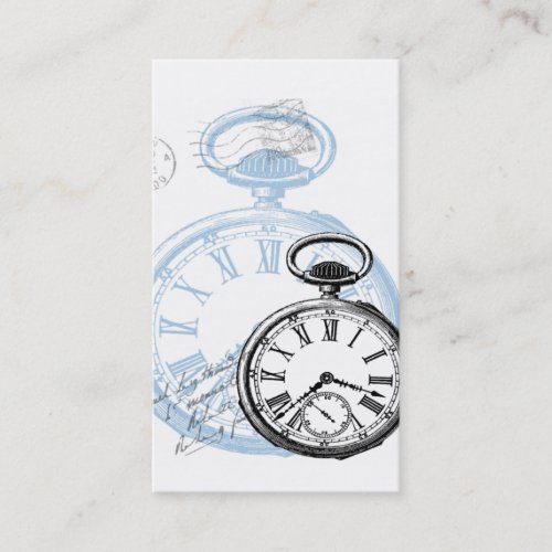 Pocketwatch  Watch Clock Business Cards