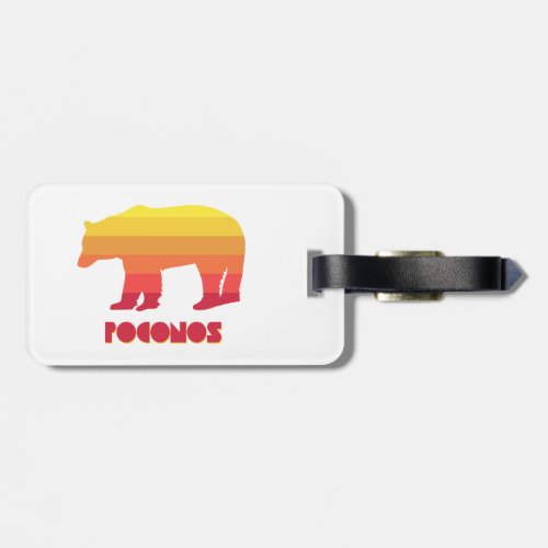 Poconos Bear Luggage Tag