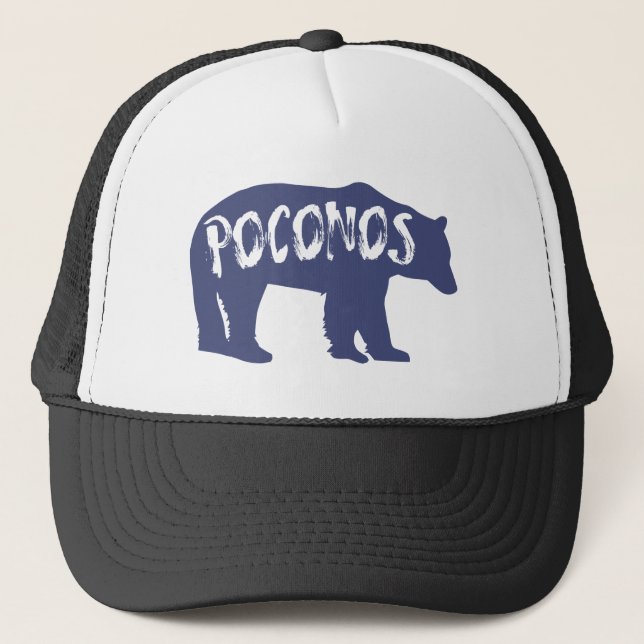Poconos Bear Trucker Hat (Front)