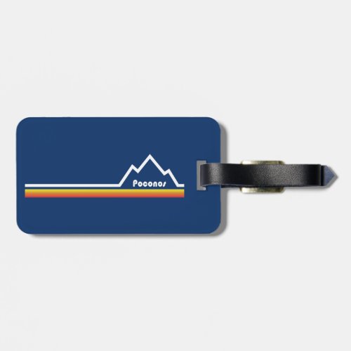 Poconos Pennsylvania Luggage Tag