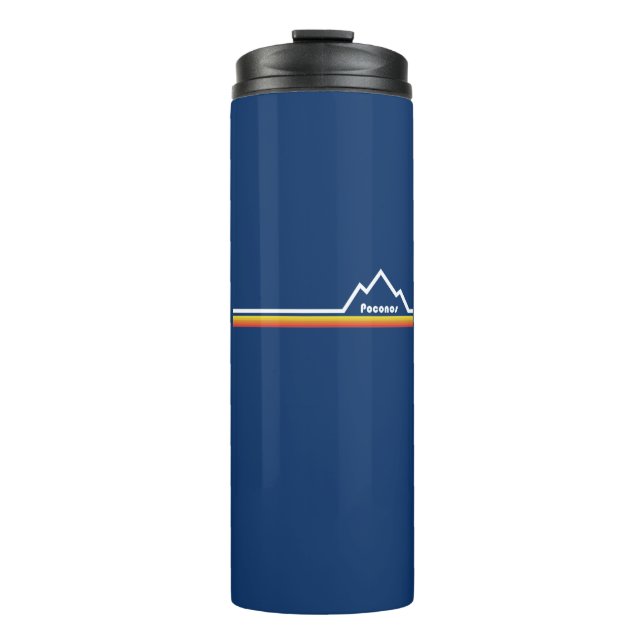 Poconos, Pennsylvania Thermal Tumbler (Front)