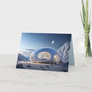 POD HOUSE BIRTHDAY 5X7 GREETING CARD