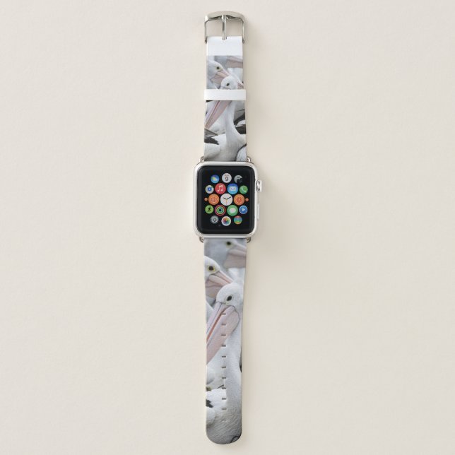 Pod of Pelicans Apple Watch Band (Front)