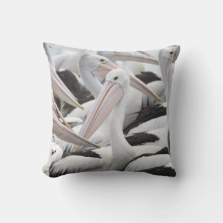Pod of Pelicans Outdoor Pillow
