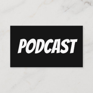 PODCAST Business Cards