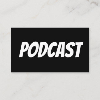 PODCAST Business Cards