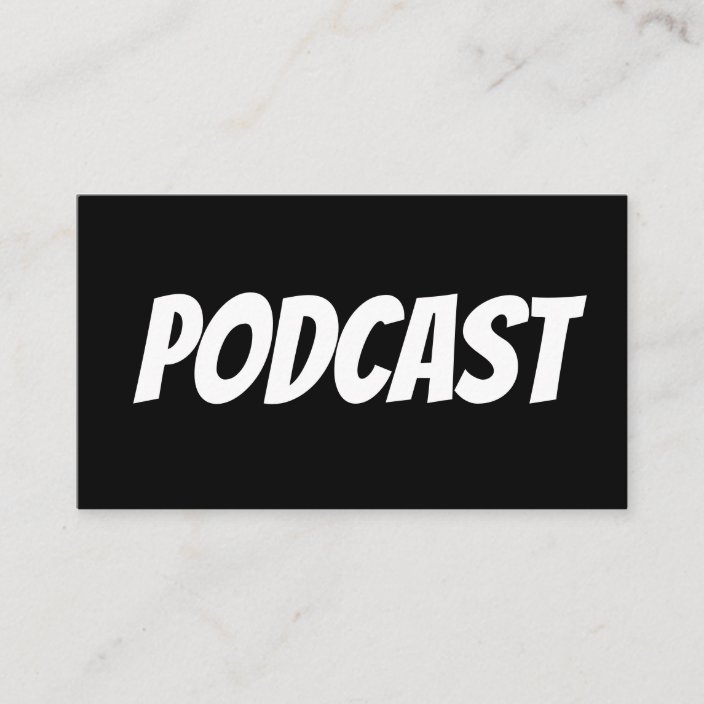 PODCAST Business Cards