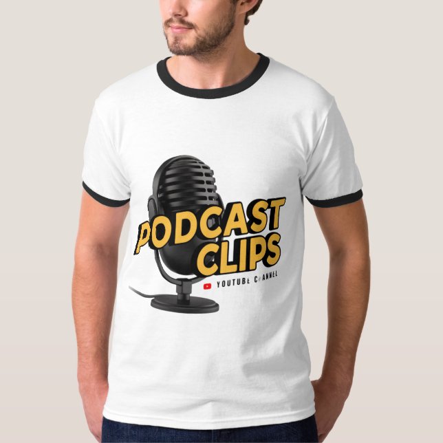 Podcast Clips: Your Daily Dose of Audio T-shirt  (Front)