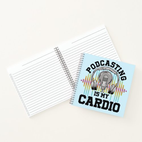 Podcast Content Creators Radio Show Podcasting  Notebook