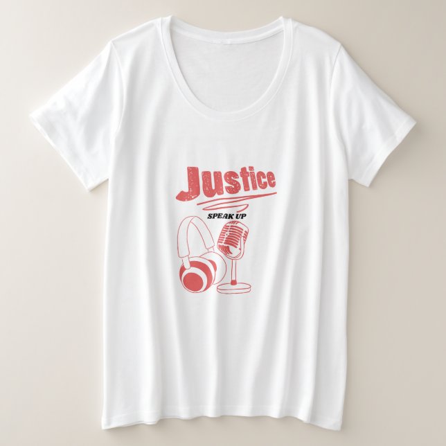 Podcast for Justice Shirt (Design Front)