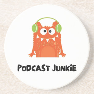 Podcast junkie coaster
