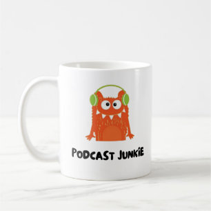 Podcast junkie coffee mug